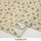 0.5m/1m/2m Vintage Floral Quilted Fabric