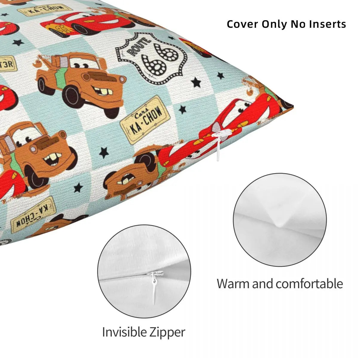 Pillow Cover Cars Lightning McQueen