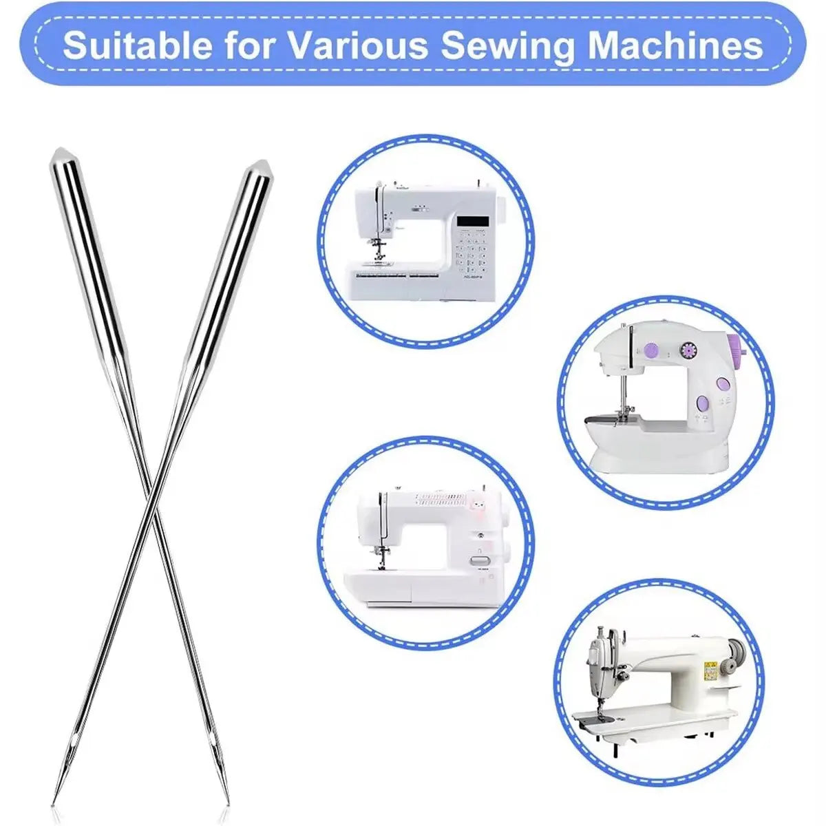 100PCS Universal Stainless Steel Sewing Machine Needle