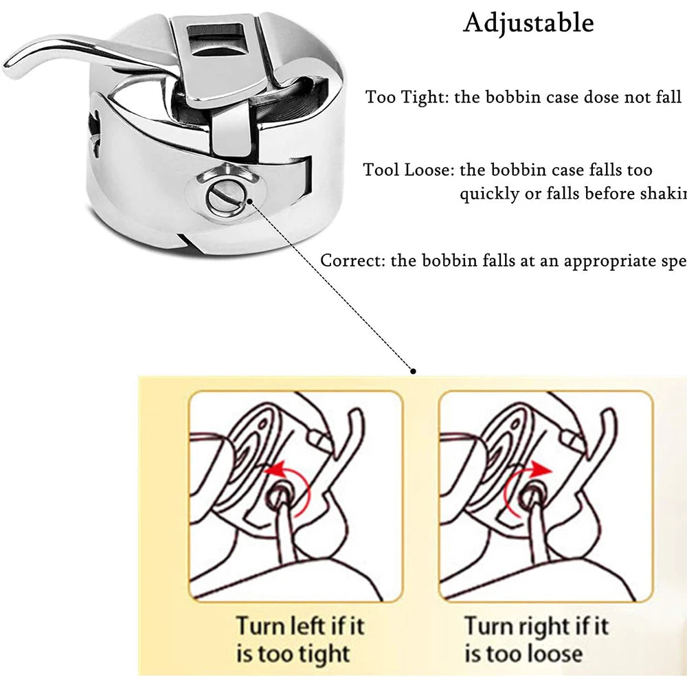 Sewing Machine Bobbin Case Stainless Steel