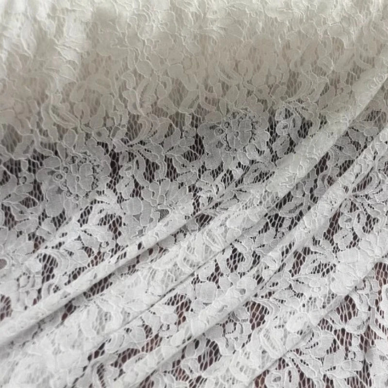 1.5M wide Cotton & Nylon Material Cord Lace Fabric