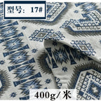 Dyed Ethnic Style Cotton Linen Fabric