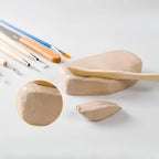 Soft polymer clay, non-burning white clay