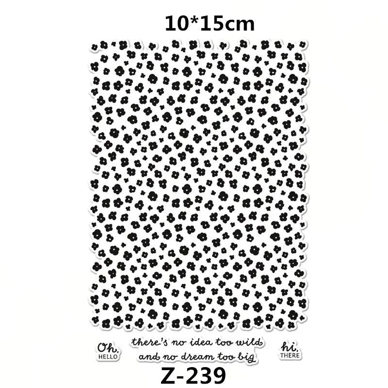 Clear Stamps for Scrapbooking Paper