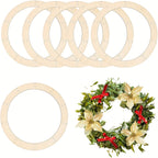 6/12pcs 30cm round Wooden Wreath Frames