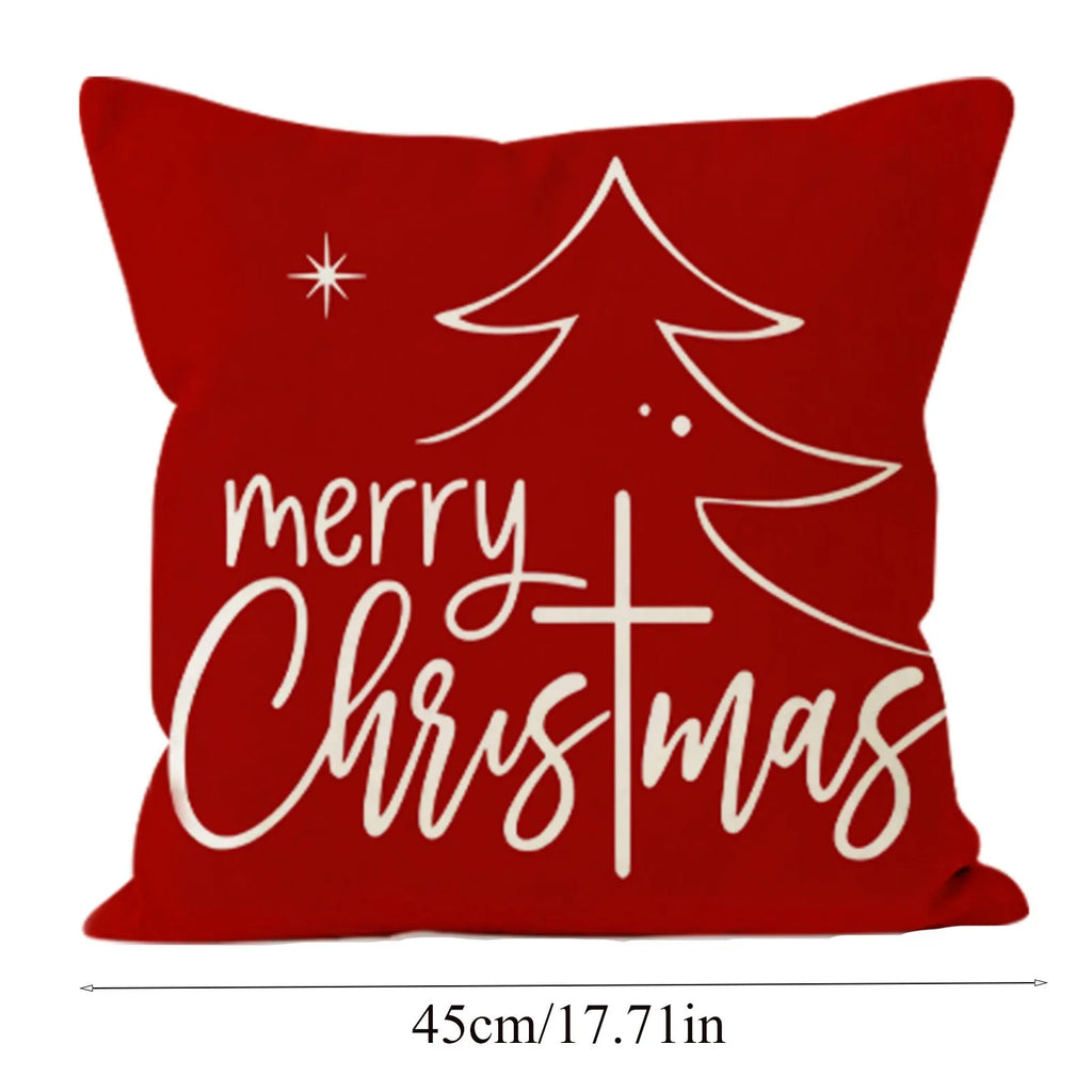 Farmhouse Christmas Pillow Cover