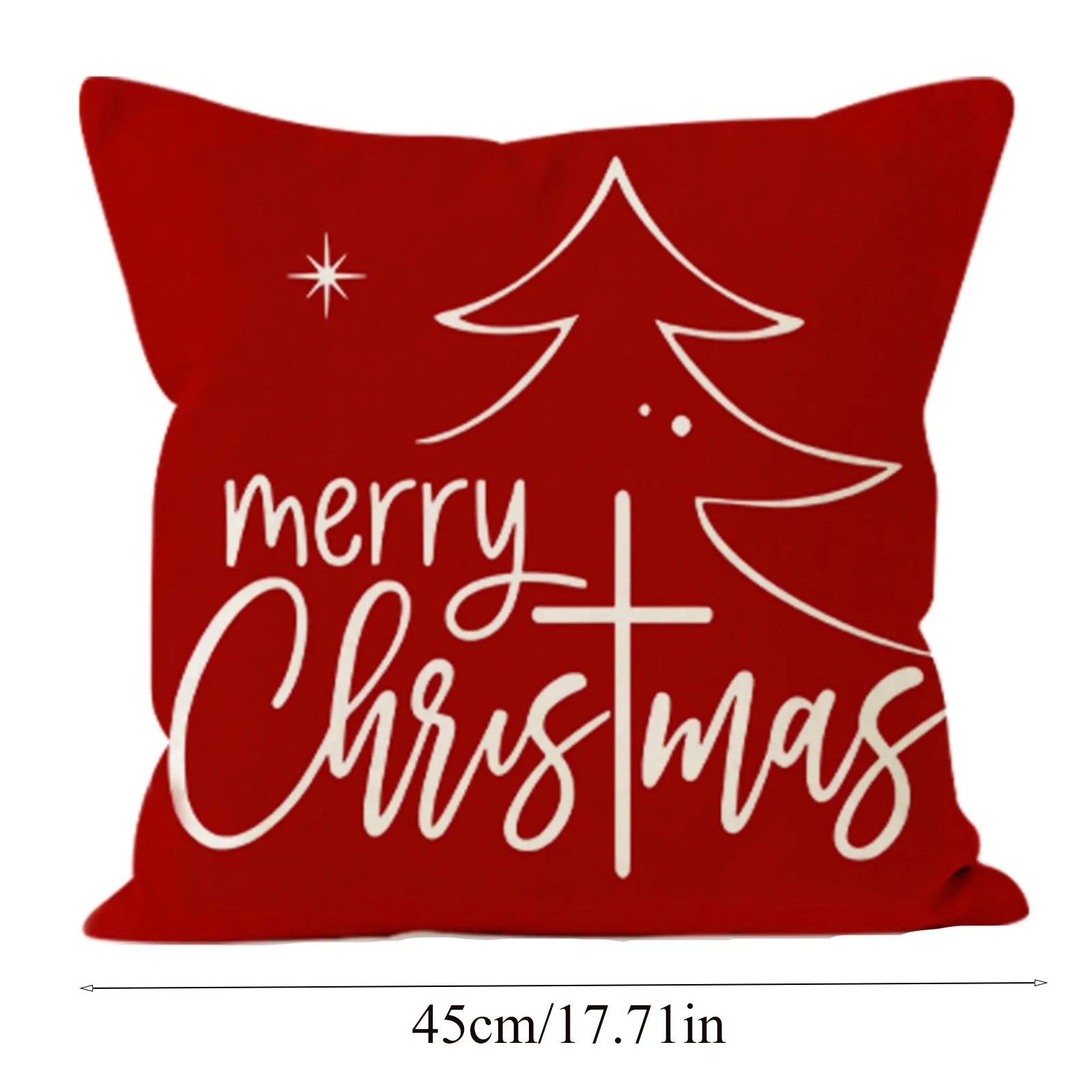 Farmhouse Christmas Pillow Cover