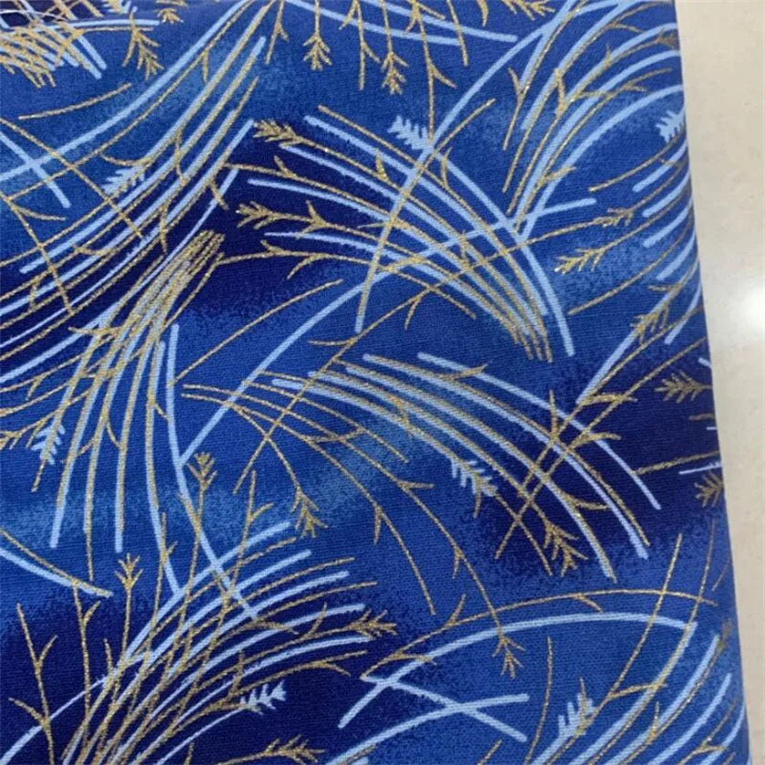 Japanese Style Kimono Bronzed Cotton Fabric