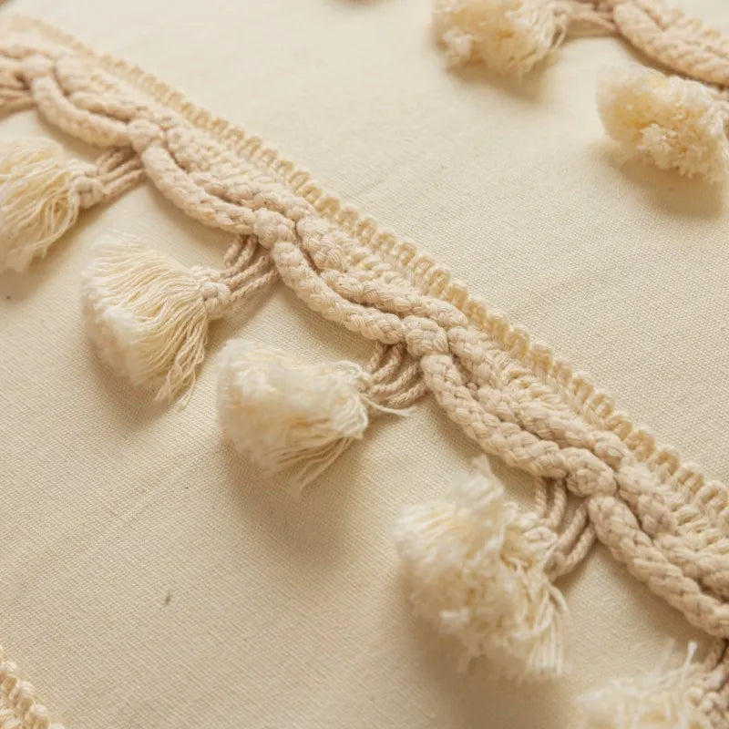 Boho Beige Cushion Cover