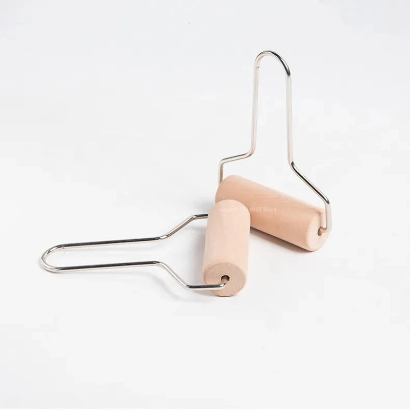 Pottery Art Solid Wooden Pushing Clay Roller