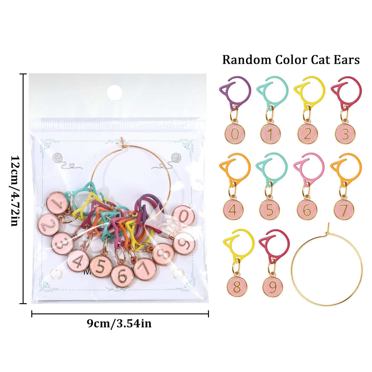 10pcs/Set Handmade Knitting Stitch Markers