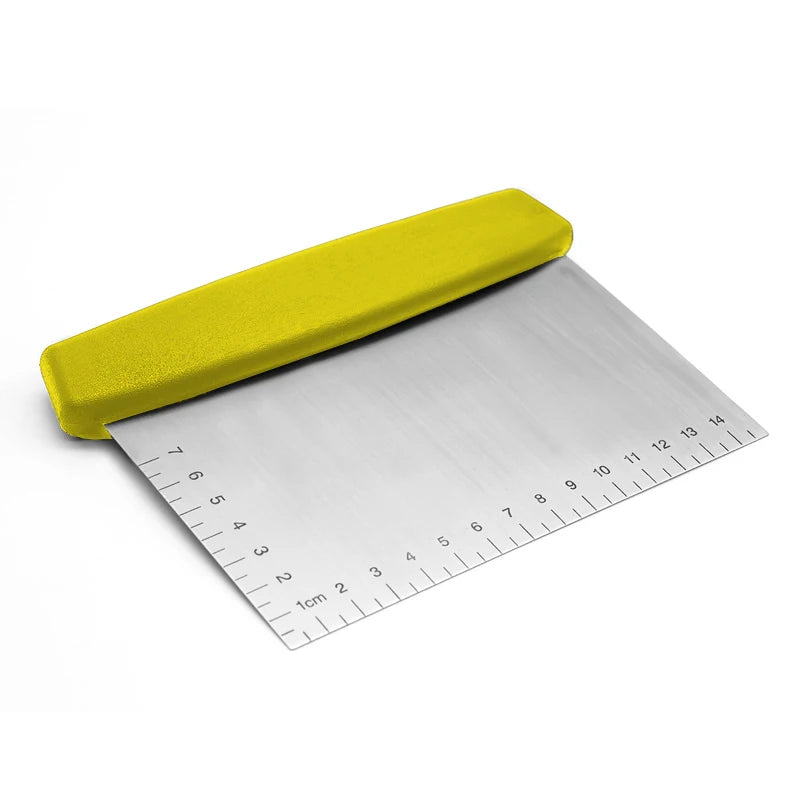 Stainless Steel Dough Cutter with Measurement Marks