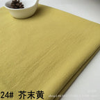 Cotton Linen Fabric Skin Texture Crepe