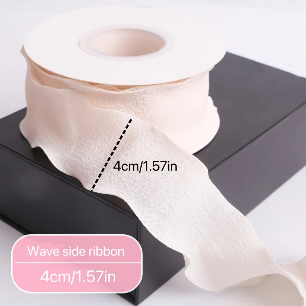 Bohemian Pleated Fabric Ribbon