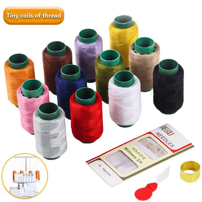 12 Color Sewing Thread Kit