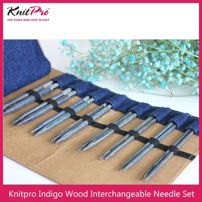 Interchangeable Circular Needle Set With Knitting Needle Tip
