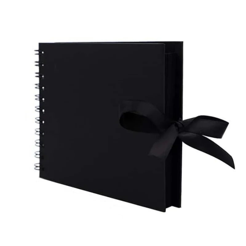 Scrapbook Album Black Pages Memory Books