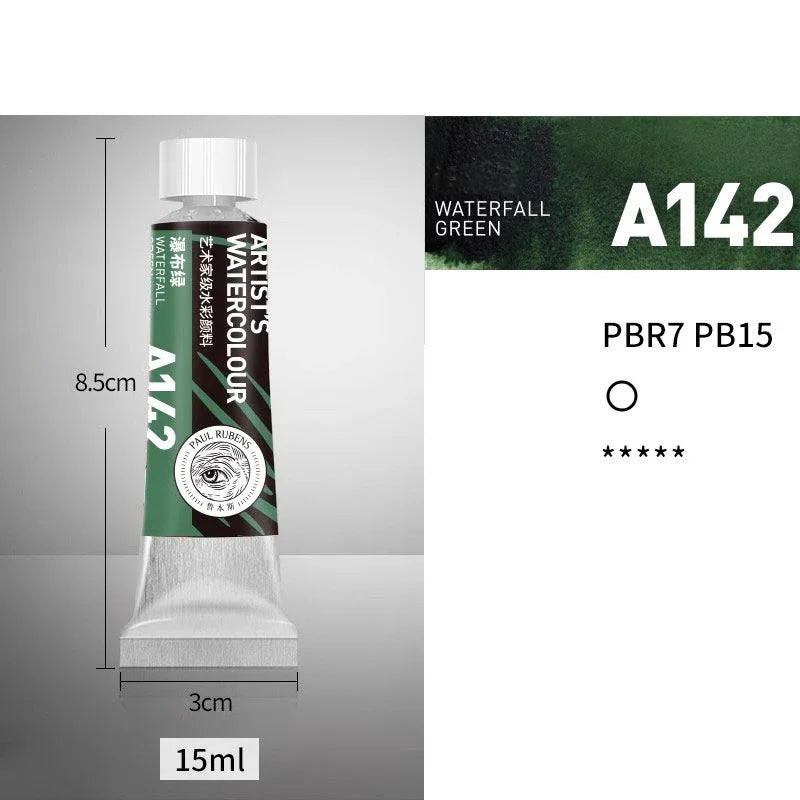 NEW Paul Rubens Professional Watercolor Paint 21 colors 15ML