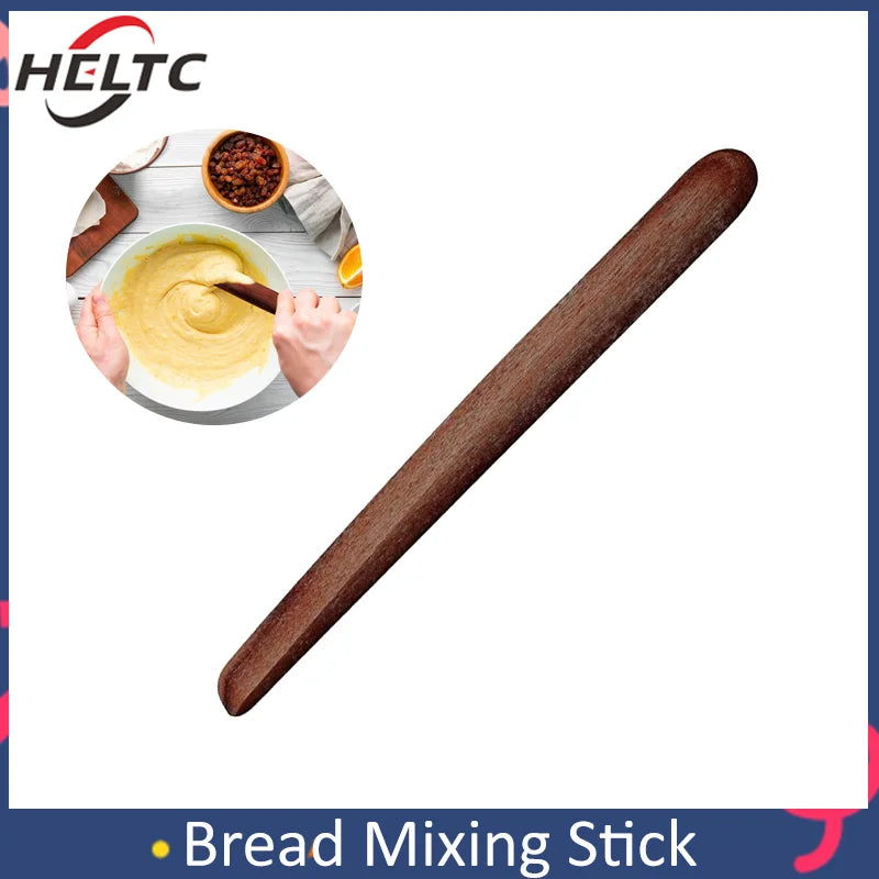 11 Inch Wooden Sourdough Bread Mixing Stir Stick Spurtle