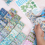 45pcs 6.2x100cm Fabric Jelly Rolls