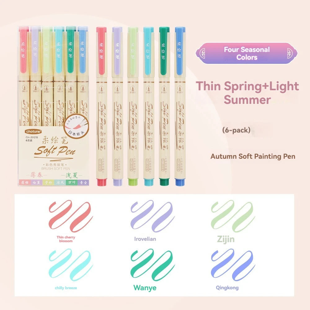 24/3 Color Vintage Watercolor Lettering Art Marker