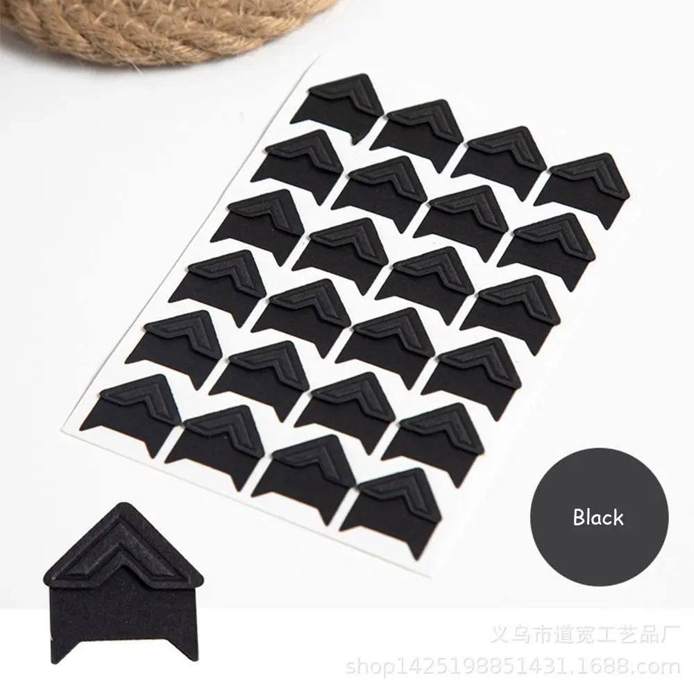 10sheets/24Pcs Colorful Photo Corner