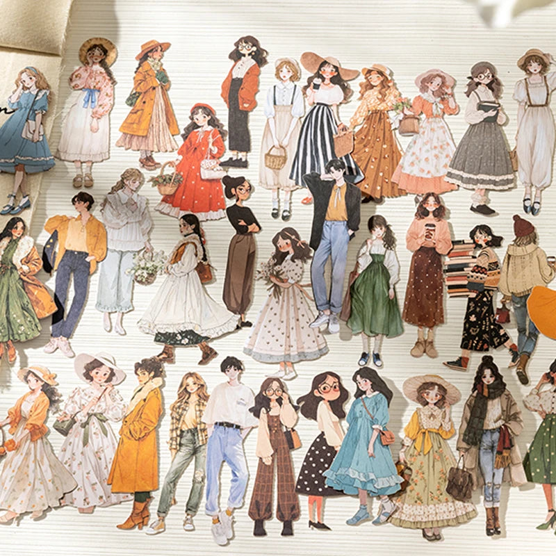 100pcs people like character theme