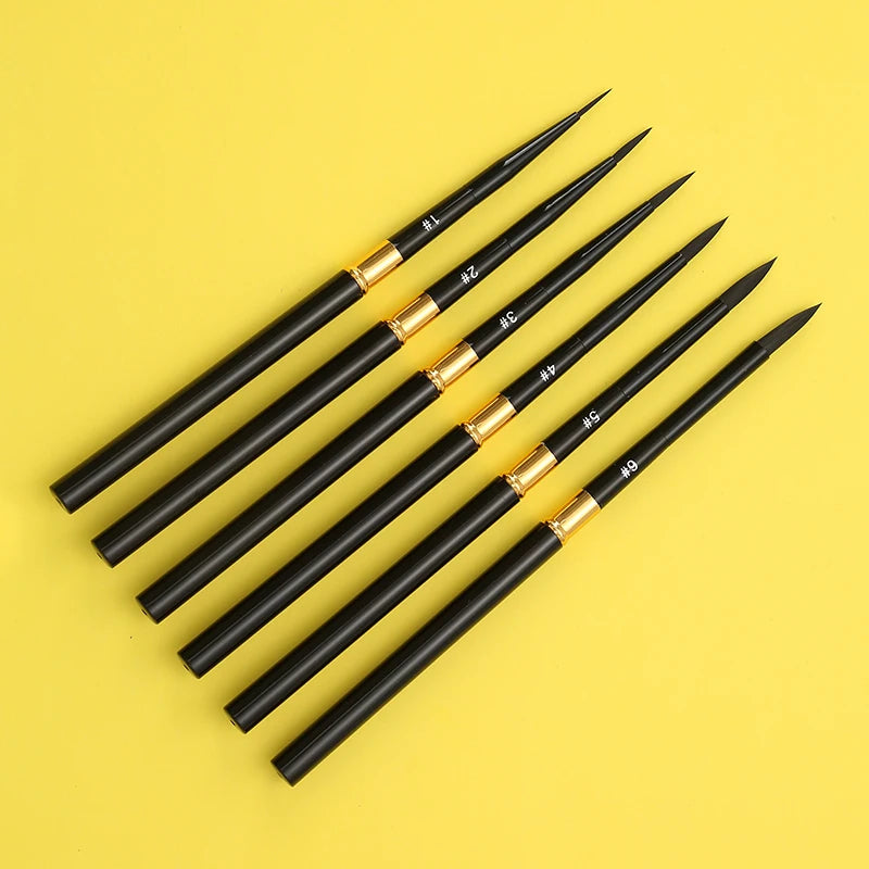 Round tip detachable Travel Paintbrush