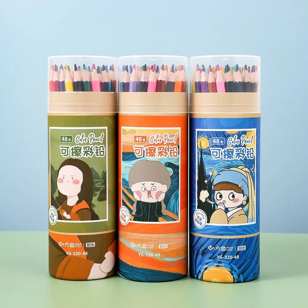 1 Set 12/18/24/36/48 Colors Painting Pencil Set