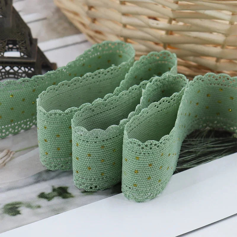 5 Yards Lace Corduroy Ribbons