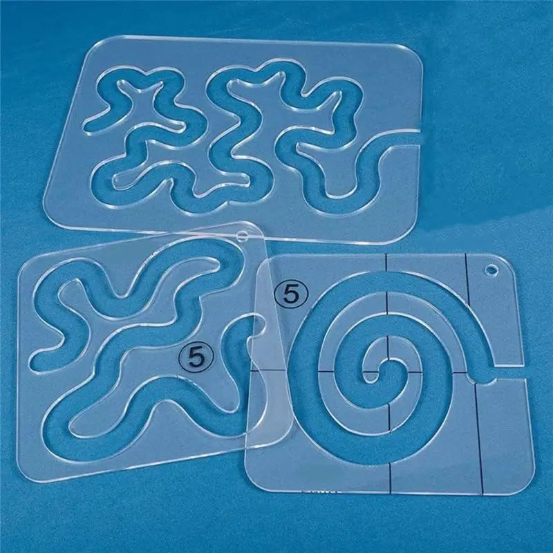 Quilting Templates for Machine Quilting -Free Motion Quilting