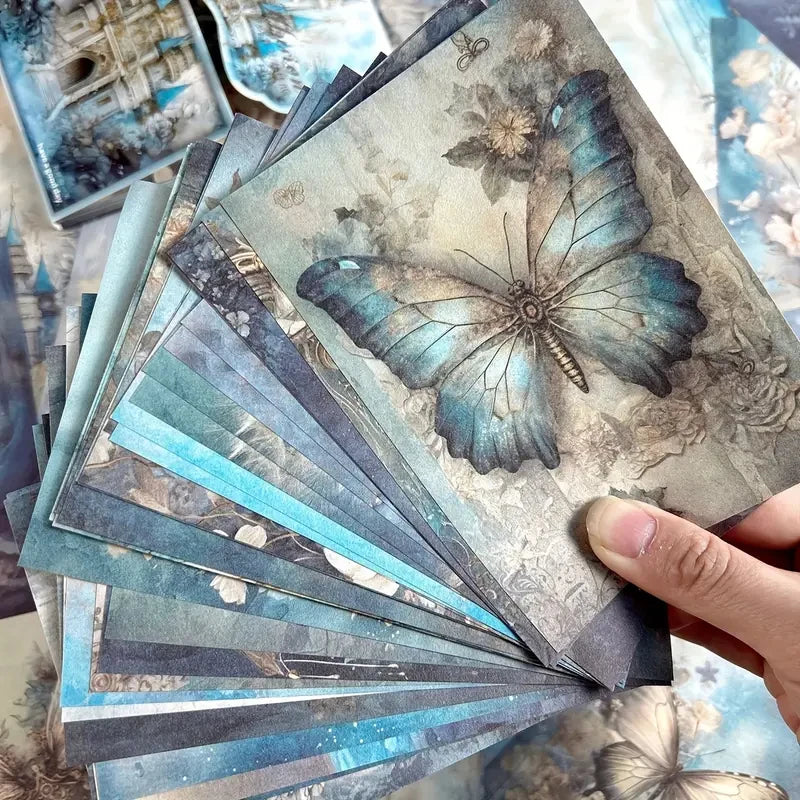 50 sheets Retro Scrapbook Material Paper