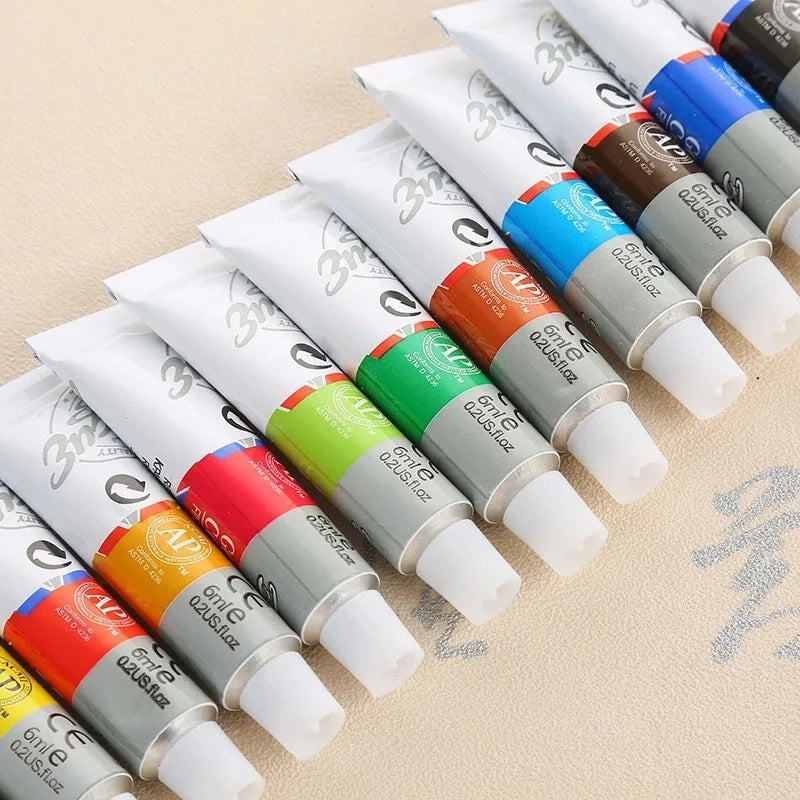 12 Colors/Set Acrylic Paint Color Set