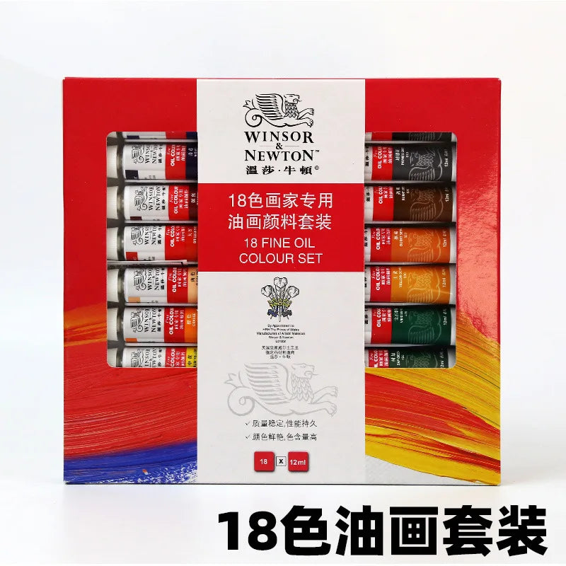 Professional 12/18/24 Colors 12 ML Tube Oil Paints