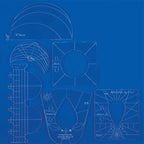 6pcs Multifunctional Patchwork Quilting Ruler Templates Set