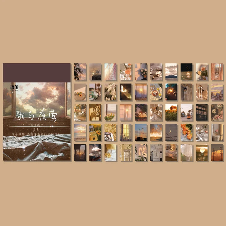 50 sheets 50 Patterns Washi Paper Ins Stickers