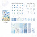 100pcs/set Mixed Material Pack Flower Lace Handbook