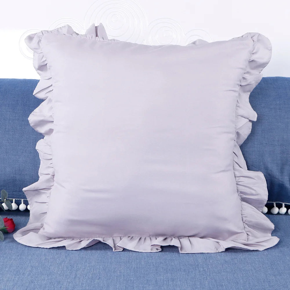 1-Pack Pillowcases with Ruffles (No Pillow Core)