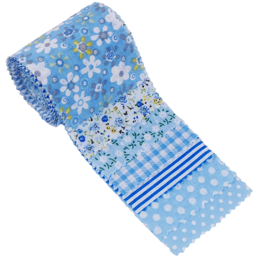 Pre-Cut Jelly Roll Cotton Fabric