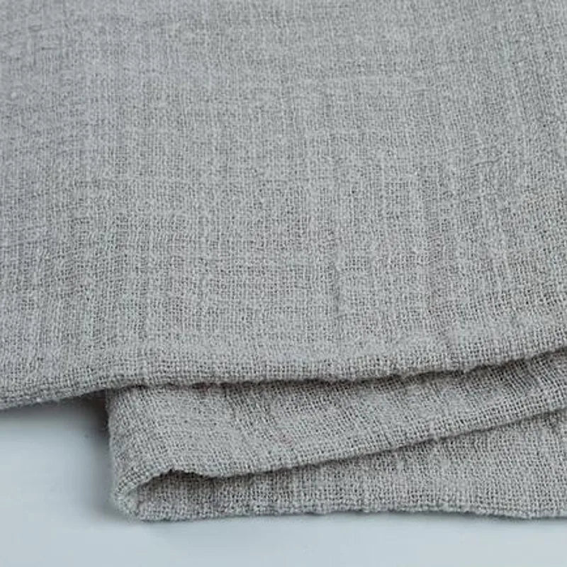 Plain Cotton Gauze Linen Fabric