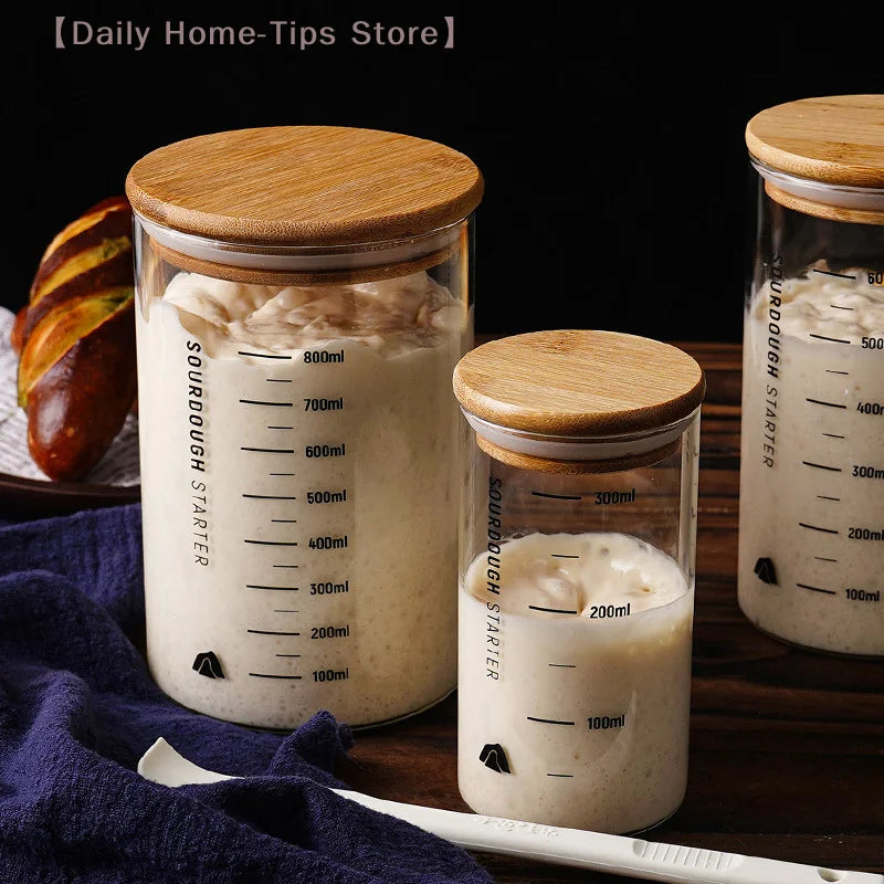 Sourdough Starter Fermentation Jar