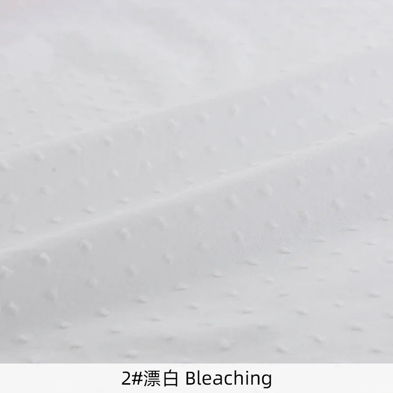 100% Cotton Jacquard Dot Swiss Woven Fabric