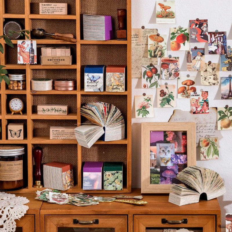 400 pcs Craft Vintage Scrapbooking Paper