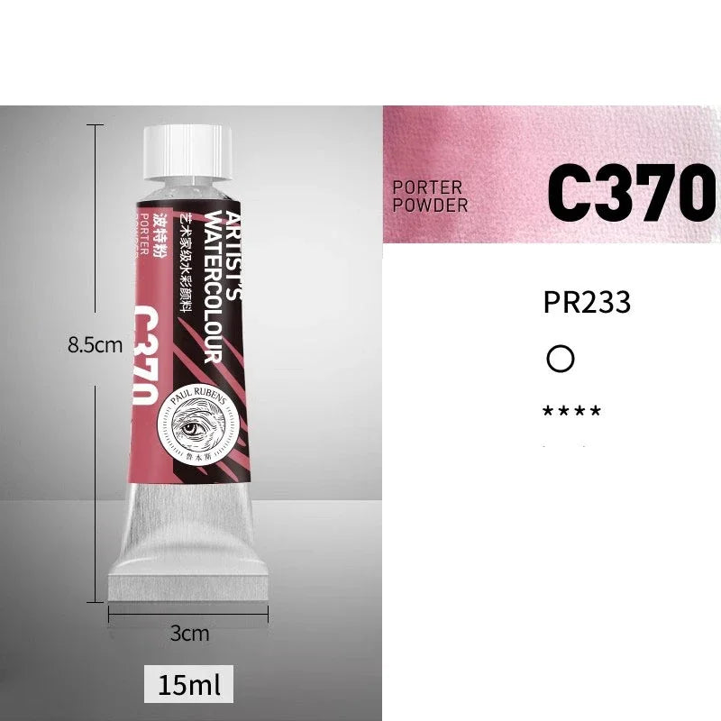 NEW Paul Rubens Professional Watercolor Paint 21 colors 15ML