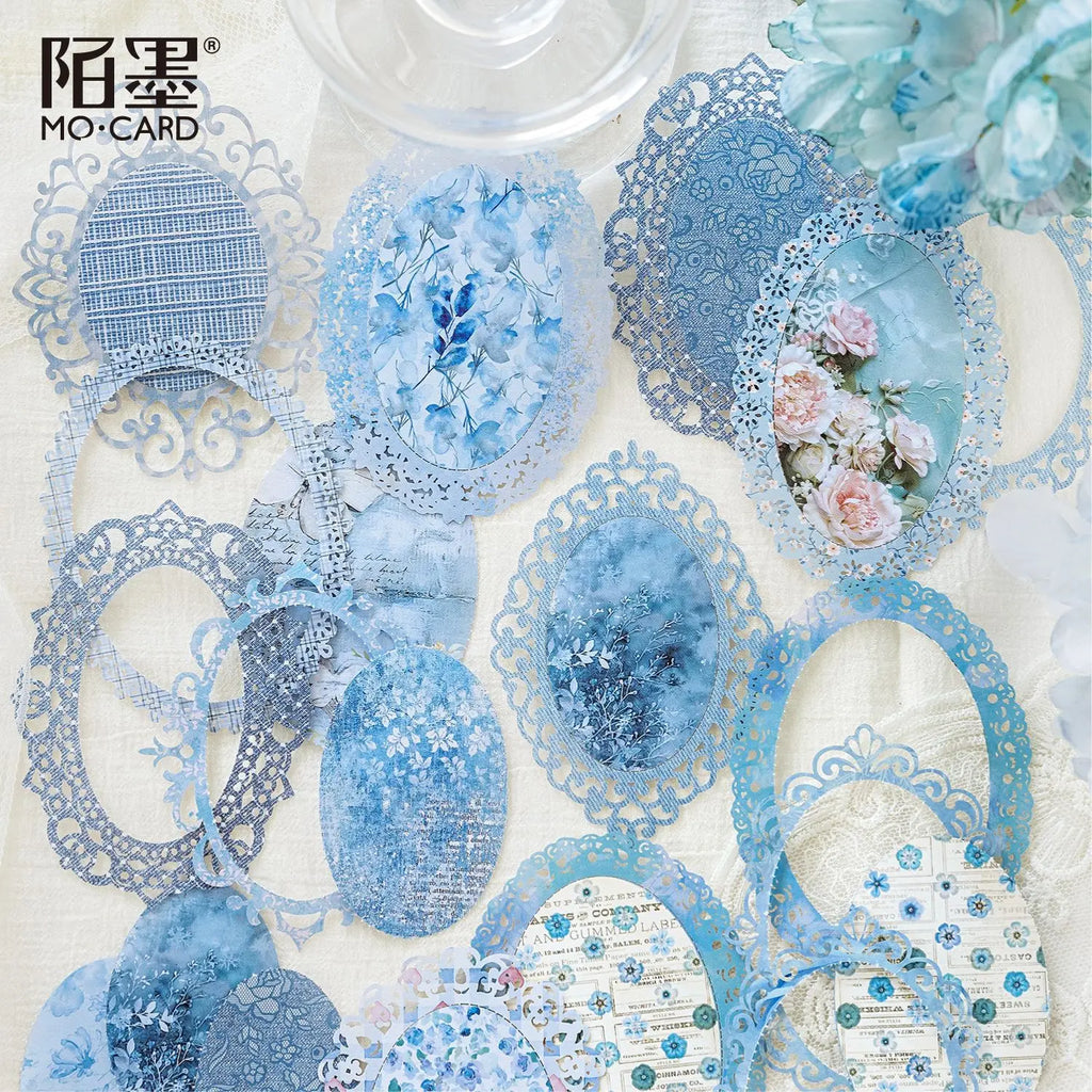 10pcs/lot Material Paper Lace Flower Dream Junk Journal Scrapbooking
