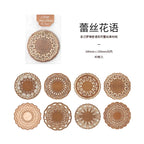 40pcs Dream Secret Series Retro Lace Background Scrapbook Supplies