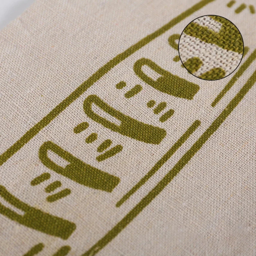 Linen Bread Bags Reusable Drawstring Bag For Loaf