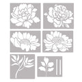 Garden Fence Large Flower Template