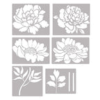 Garden Fence Large Flower Template