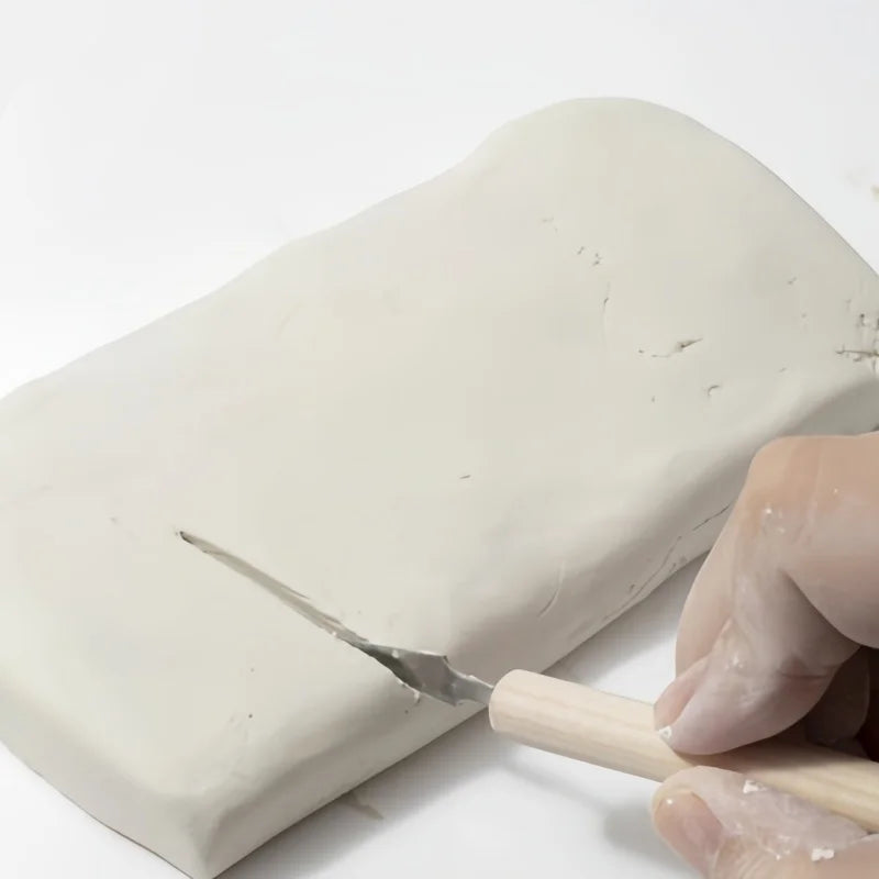 Soft polymer clay, non-burning white clay